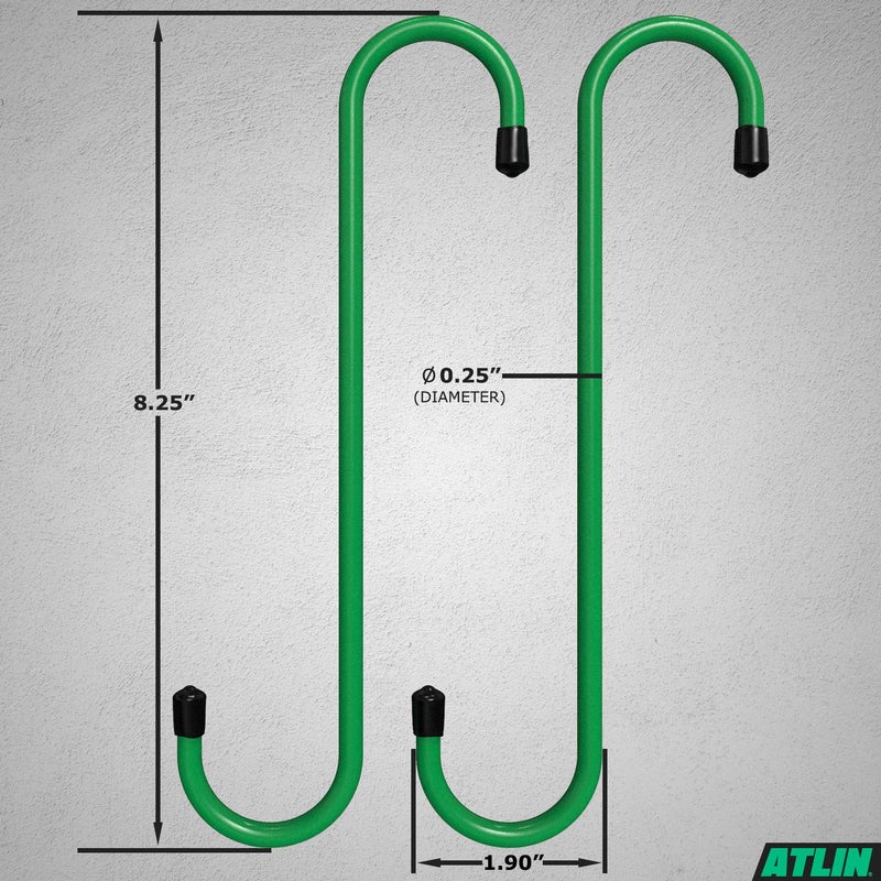 ATLIN Brake Caliper Hangers with Rubber Tips - Set of 2 - Image 4